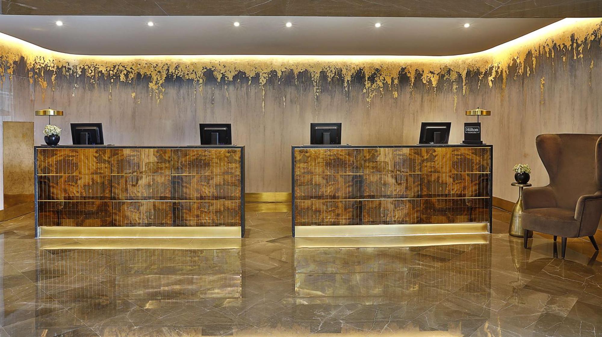 Hilton Tanger City Center Bagian luar foto The lobby of the hotel